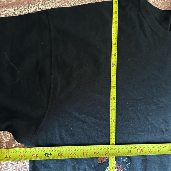 VTG Bugs Bunny & Taz Embroidered Warner Bros. Acme Baseball Pocket Shirt Sz XXL - Picture 3 of 7